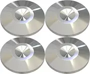 Stainless Steel HiFi Audio Speaker Spike Pad Shoes Mats, Speaker Isolation Stand Feet Cone, Shock Floor Protector Base Pads for Turntable Subwoofer Loudspeaker Amplifier CD DVD Player.