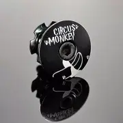 Circus Monkey 1-1/8" TOP CAP Headset+Star Washe, Black