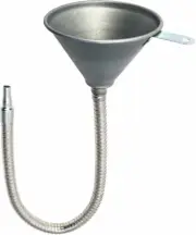 300mmL Car Truck Auto Metal Flexible Spout Filter Gas Oil Water Fuel Funnel