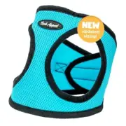 Step-in Dog Harness for Small-Medium Pets – Updated M (15-17” Chest) Aqua Blue