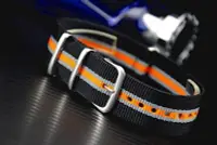 在飛比找Yahoo!奇摩拍賣優惠-omega 20mm Nylon Watch Strap 尼