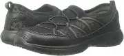 Propet Women's TravelLite Ghillie Walking Sneakers, Black Leopard ( 7 Narrow )
