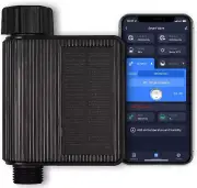 MOES Solar Wifi Sprinkler Timer, Smart Water Timer for Garden Hose, Soaker Hose