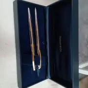 Tiffany Co. ballpoint mechanical pencil set of 2 #800e2b