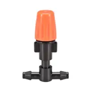 Adjustable Spray Drippers, Barbed Tee Joints Irrigation Misting Kit, 30 Pcs