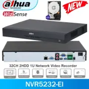 Dahua NVR5232-EI 4K 32CH 32MP 2SATA 4K H.265 WizSense AI Network Video Recorder