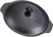 Iron Casserole Cooking Pot Cast Iron Soup Pot for Home Restaurant Use Even Heat Distribution High Temperature Resistant for Cooking Soup Ribs