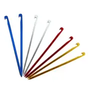 10 Pcs Aluminium Alloy Tent Stakes Heavy Duty Beach Tent Peg Canopy Stakes