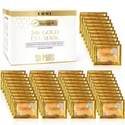 Under Eye Patches 50 Pairs Anti Aging 24K Gold Eye Patches for Puffy Eyes