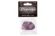 Dunlop Gator Grip Guitar Pick 12-Pack - Purple (.71mm)