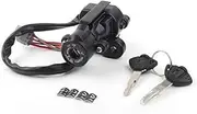 Pexorin Motobike Ignition Switch Gas Cap Cover, for Seat, Lock Key Set, for GSXR600 GSXR750 2006-2016, GSXR1000 2005-2016 Motorcycle Ignition Switch