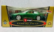 Burago Ferrari 456GT 1992 Metallic Green 1/18 3336 Gold Collection