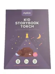 Mideer Kid Storybook Torch- Dispels Fear Of Dark - Projector With 8 Slides 3+