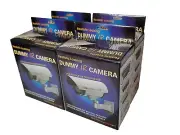 4 Pack Realistic Looking Fake Dummy Camera IR CCD Security With Red Flash Light