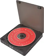 Portable CD Player, Double Headphone Version Walkman - 1800mAh Rechargeable Shockproof LCD Display