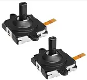 Joysticks Replacement Kit for Oculus Quest 2 Controller/Meta Quest 2 Controller (2 Pack), DUXICEPIN Joysticks for Meta Quest 2 Controller Accessories (Black-2-in-1)