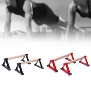 2x Handstand Push up Handles Stable Anti Slid Portable Wood Push up for Planks