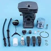 41mm Cylinder Piston Fuel Return Line Cap Kit for Husqvarna 435 440 435e 440e II -Series Chainsaws Snap Clip Replacement Parts