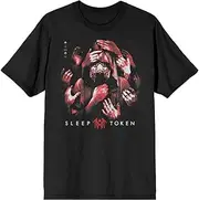 [Rock Off officially licensed products] Sleep Token Grabbing Hands T Shirt XL