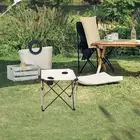 Foldable Camping Table Lightweight Stable Outdoor Table for Yard BBQ Patio