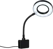 18 High Brightness LED Aquarium Light, USB Powered with 3 Colors & 10 Brightness Levels, Flex Goose Neck Design for Fish Tank, Pool