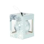Holly & Ivy Shimmering Snowflakes 7.5cm Artist Bauble