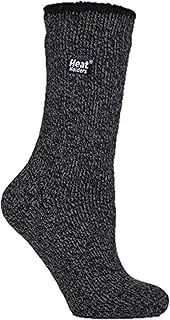 [HEAT HOLDERS] | Women’s Short Merino Blend Wool Thermal Socks | Warm Insulated Winter Socks | TOG 2.9 | Soft Brushed Inner for Cold Weather