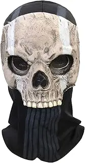 Ghost Skull Mask Full Face Unisex for War Game Outdoor Sport Halloween Cosplay (one Size, Mask-D)