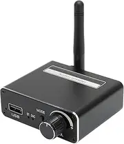 Bewinner DAC Audio Digital to Analog Converter, Bluetooth 5.0 HiFi Audio Converter, 192K 24bit Optical Coaxial to Analog 3.5mm Audio with Volume Control, Coaxial Cable