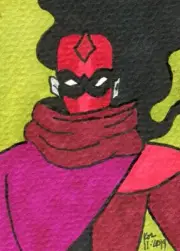SHADOW WEAVER Sketch Card by Korey Watkins - She-Ra