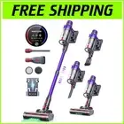 Powerful Cordless Vacuum with Wall Mount Charging - 60 Mins Runtime, Auto Mode