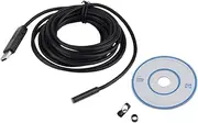 Surveillance Recorder 7Mm 5M USB Waterproof 6 Led Tube Inspection Video Photo Capture Mini Camera with Driver Cd Black Australia