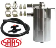 SAAS BAFFLED OIL CATCH CAN FOR TOYOTA LANDCRUISER HDJ80R 1HD-T 4.2L I6 (for: Toyota)