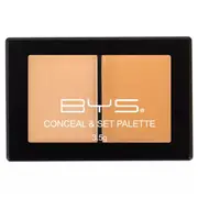 BYS Conceal/Set Palette Natural Beige Face Makeup Cosmetic Beauty 2 Shades 3.5g