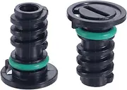 2 Pcs Car Engine Oil Drain Plugs High-Strength ABS 0029902017 Compatible with Mercedes-Benz C63 AMG S 2016 G550 2016 Auto Accessories