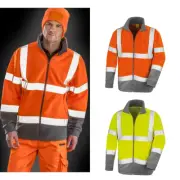 Result Safeguard Men's Safety Micro Fleece Jacket R329X - Warm Workwear Coat
