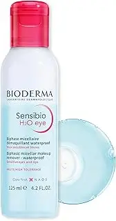 BIODERMA Sensibio H2O Eye - Biphasic Micellar Water Waterproof Makeup Remover, 125ml