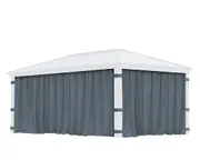 CANOPIA - Curtain Set for Dallas 3.6 x 6 Garden Gazebo. Curtains Only.
