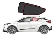 Genuine SNAPSHADES Car Rear Window Shades for Toyota C-HR 1st Gen (AX10/AX50;...