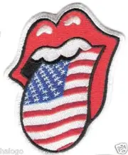 MICK JAGGER ROLLING STONES USA PATCH - SBL15