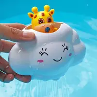 在飛比找ETMall東森購物網優惠-洗澡玩具云朵小鹿雨云嬰兒寶寶洗澡浴盆戲水玩具男女孩游泳小烏龜