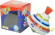 Light Up Top Toy, Down Top Toy with LED and Music | Tops for Easter School Toy Favor, Kids Novelty Spin Toys Zankie