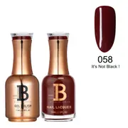 Billionaire Gel Polish UV LED & Nail Lacquer Duo 058 It'S Not Black! 15ml
