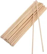 ROMISBABA Wooden Craft Sticks 50/pack Oxygen Experimental Wood Rods for Teaching Instrument