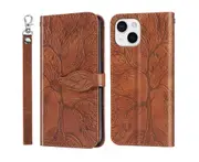For iPhone 13 Cover with Kickstand - Brown