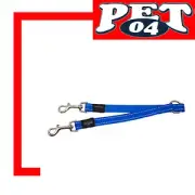 Rogz Dog Lead Splitz Blue-Lumberjack-Extra Large