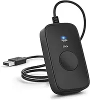 2 in 1 Driver-Free Mouse Mover & Auto Clicker, Black, USB, Portable, Mouse Jiggler & Auto Clicker