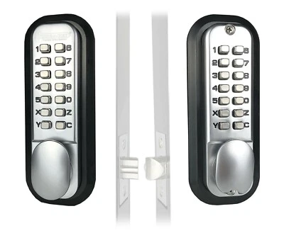 All Weather Mechanical Keyless Combination Latch Door Lock with Double Keypads