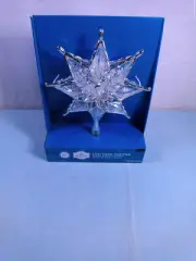 LED Tree Topper Warm White Lights 8 Inches