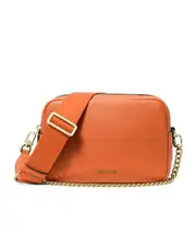 Michael Michael Kors Bryant Medium Pebbled Camera Crossbody Bag One size Orange